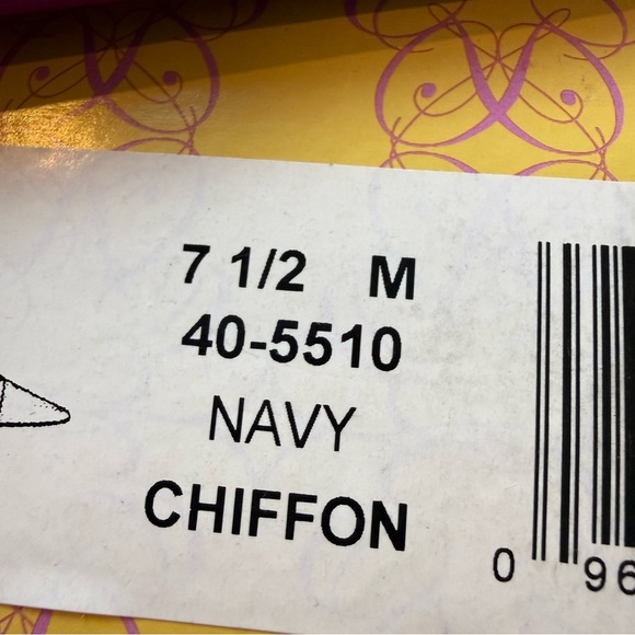 Easy Street Chiffon Pointed Toe Kitten Heel Pumps - Picture 2 of 5